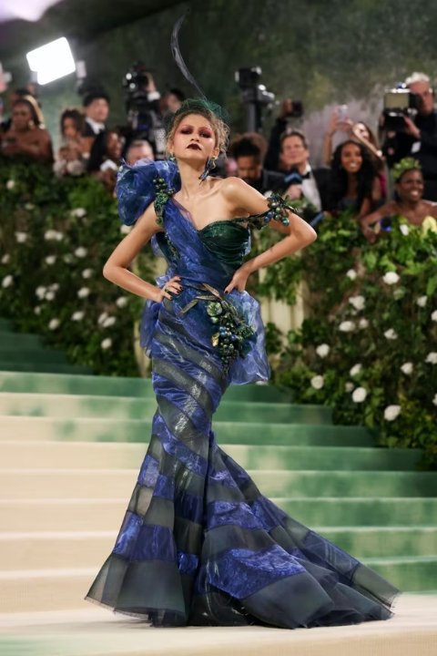  (Zendeya at Met Gala 2024 in Dolce & Gabbana Gown) 