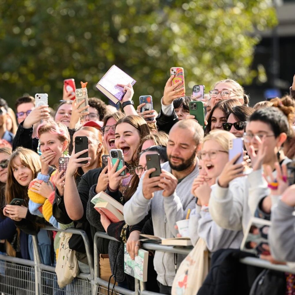 Fans Gathered to Meet the Cast of Heartstopper, Courtesy of Queer Britain/ Netflix